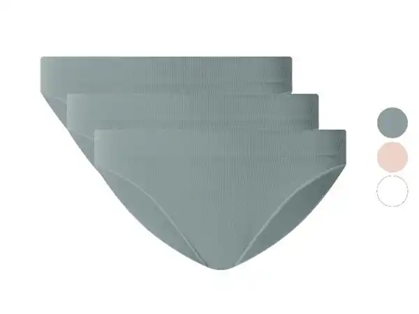 Bild 3 von ESMARA® Damen Gerippte Slips, 3 Stück