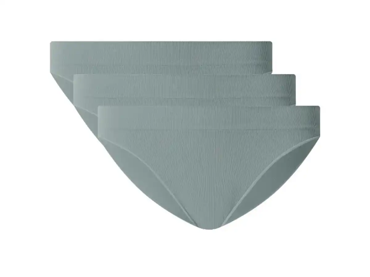 Bild 1 von ESMARA® Damen Gerippte Slips, 3 Stück