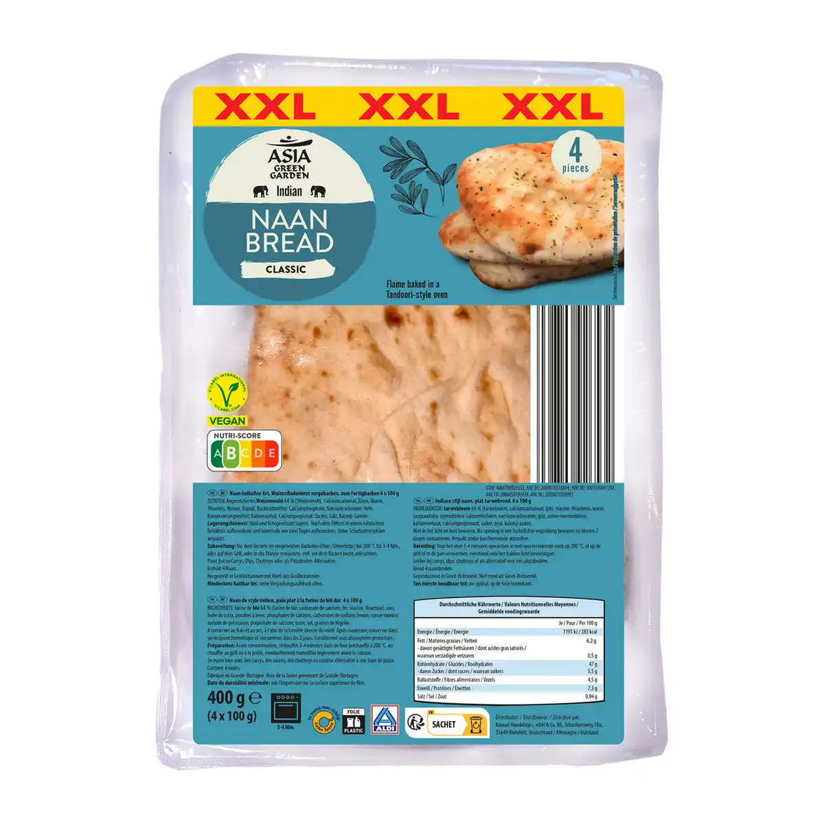 Bild 2 von ASIA GREEN GARDEN Naan-Brot XXL