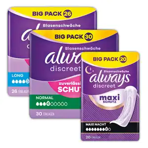 Always Discreet Einlagen