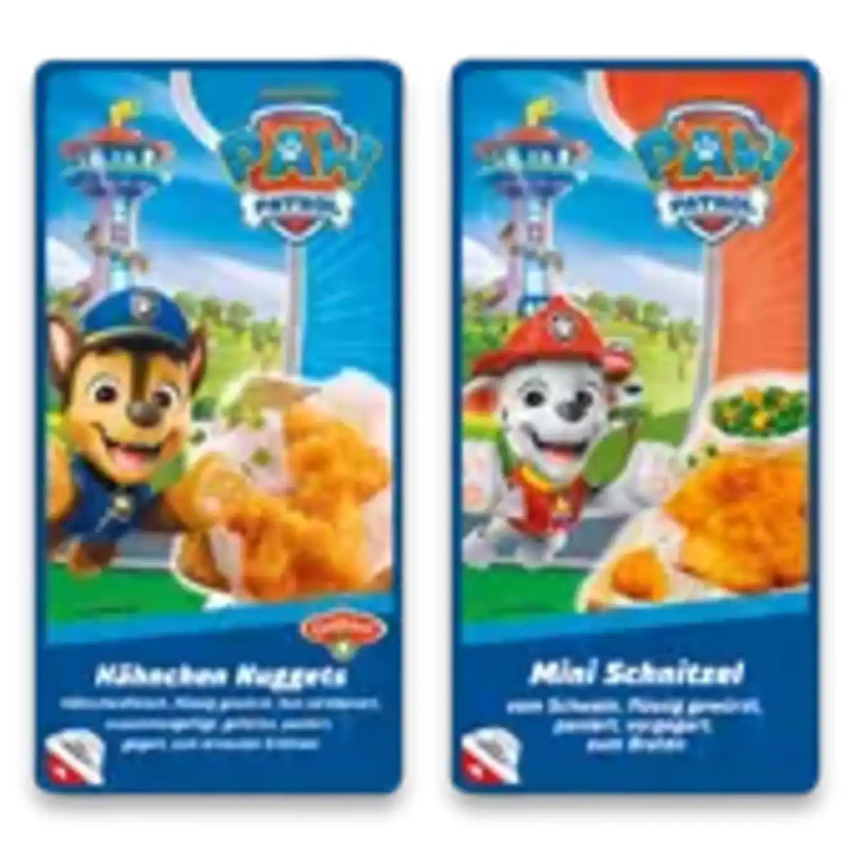 Bild 1 von Paw Patrol Hähnchen Nuggets oder Mini Schweineschnitzel