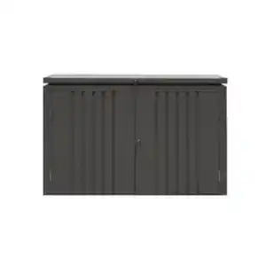 Mr. GARDENER Mülltonnenbox, BxHxT: 200 x 133 x 84 cm, anthrazit-metallic