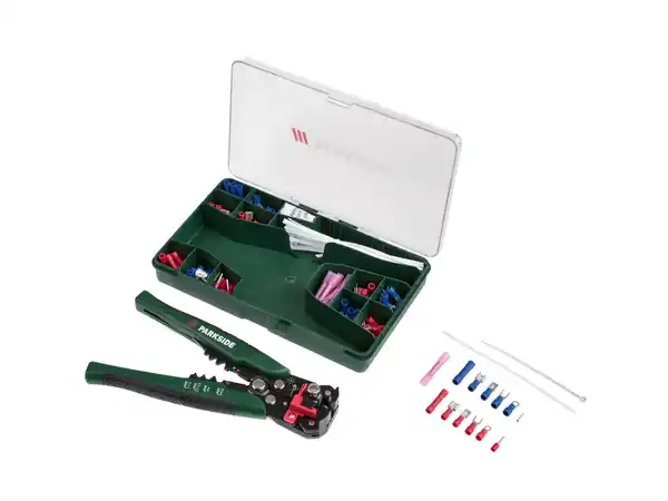 Bild 3 von PARKSIDE® Automatik-Abisolier- und -Crimpzangen-Set, 231-teilig""
