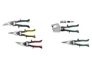 PARKSIDE® Blechscheren-Set, 3-teilig / Trockenbau-Set, 9-teilig,  4 g