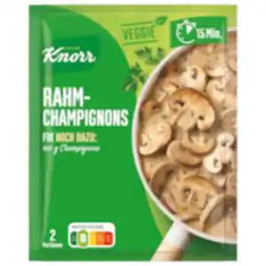Knorr Fix Rahm-Champignons oder Fix Air Fryer Cheesy Blumenkohl