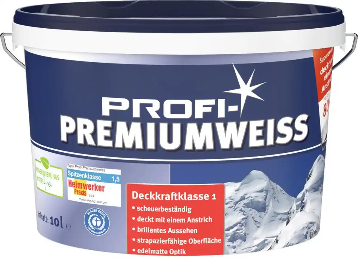 Bild 1 von Profi-Premiumweiss 10 Liter