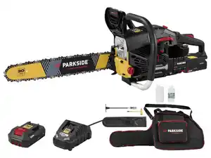 PARKSIDE PERFORMANCE® Benzin-Kettensäge »PPBKS-L 56 A1« mit Elektrostart