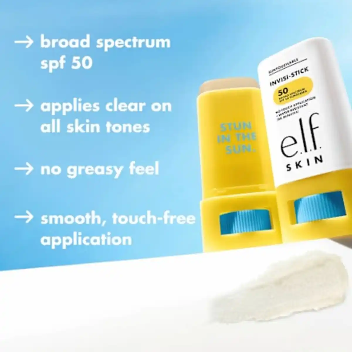 Bild 4 von e.l.f. Cosmetics Sonnenstick invisible, LSF 50, 18 g