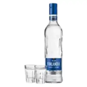 Finlandia Vodka inkl. 2 Shotgläser