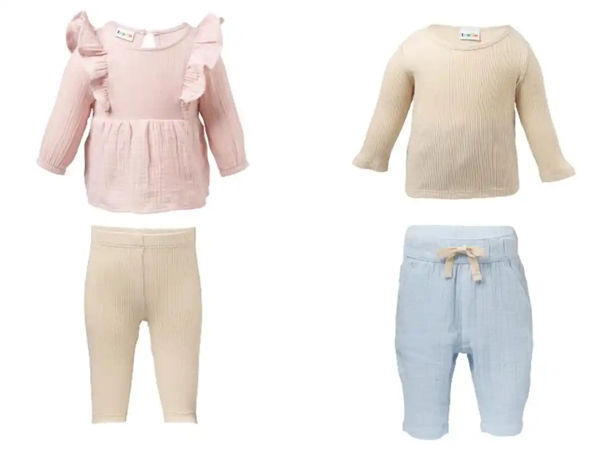 Bild 3 von LUPILU® Baby Musselin-Set, 2-teilig