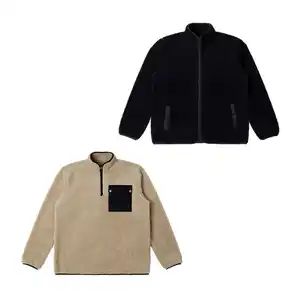 UP2FASHION Sherpa-Fleecejacke / -Pullover für Herren
