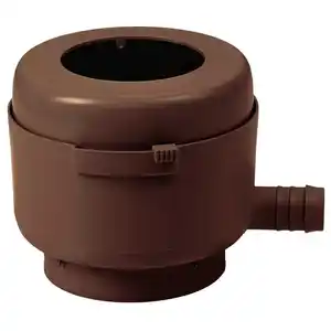 GARANTIA Regensammler braun für Fallrohrgrößen 7-10 cm