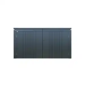 Mr. GARDENER Mülltonnenbox, Gr. 3, 240x84x133 cm, anthrazit-metallic