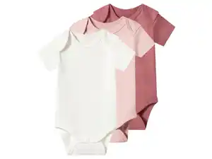 LUPILU® Baby Bodys, 3 Stück