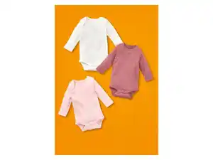 LUPILU® Baby Bodys, 3 Stück