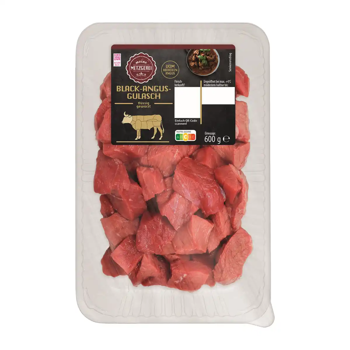 Bild 1 von MEINE METZGEREI Black-Angus-Rindergulasch