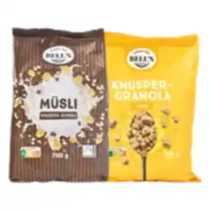 BREAKFAST FROM BELL ’S Müsli oder Granola