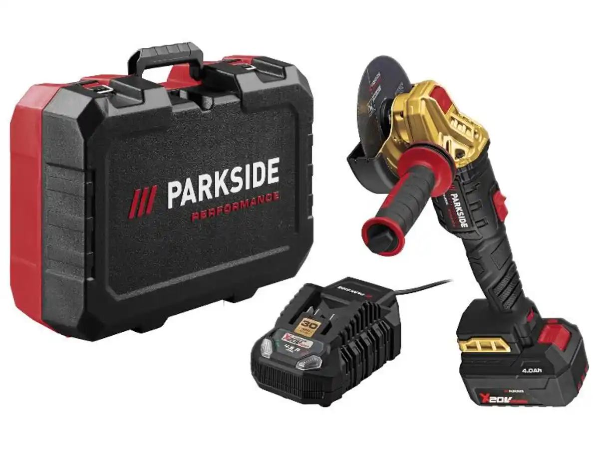Bild 1 von PARKSIDE PERFORMANCE® 20 V Akku-Winkelschleifer Limited Edition »PPWSA 20-Li A1«, mit Akku und Ladegerät""
