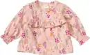 Bild 1 von ALANA Langarmshirt Pro Climate mit Blumen-Muster & Rüschen, beige & rosa, Gr. 62, 1 St