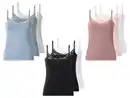 Bild 3 von ESMARA® Damen Spaghettiträgerhemd mit Spitze, 3 Stück