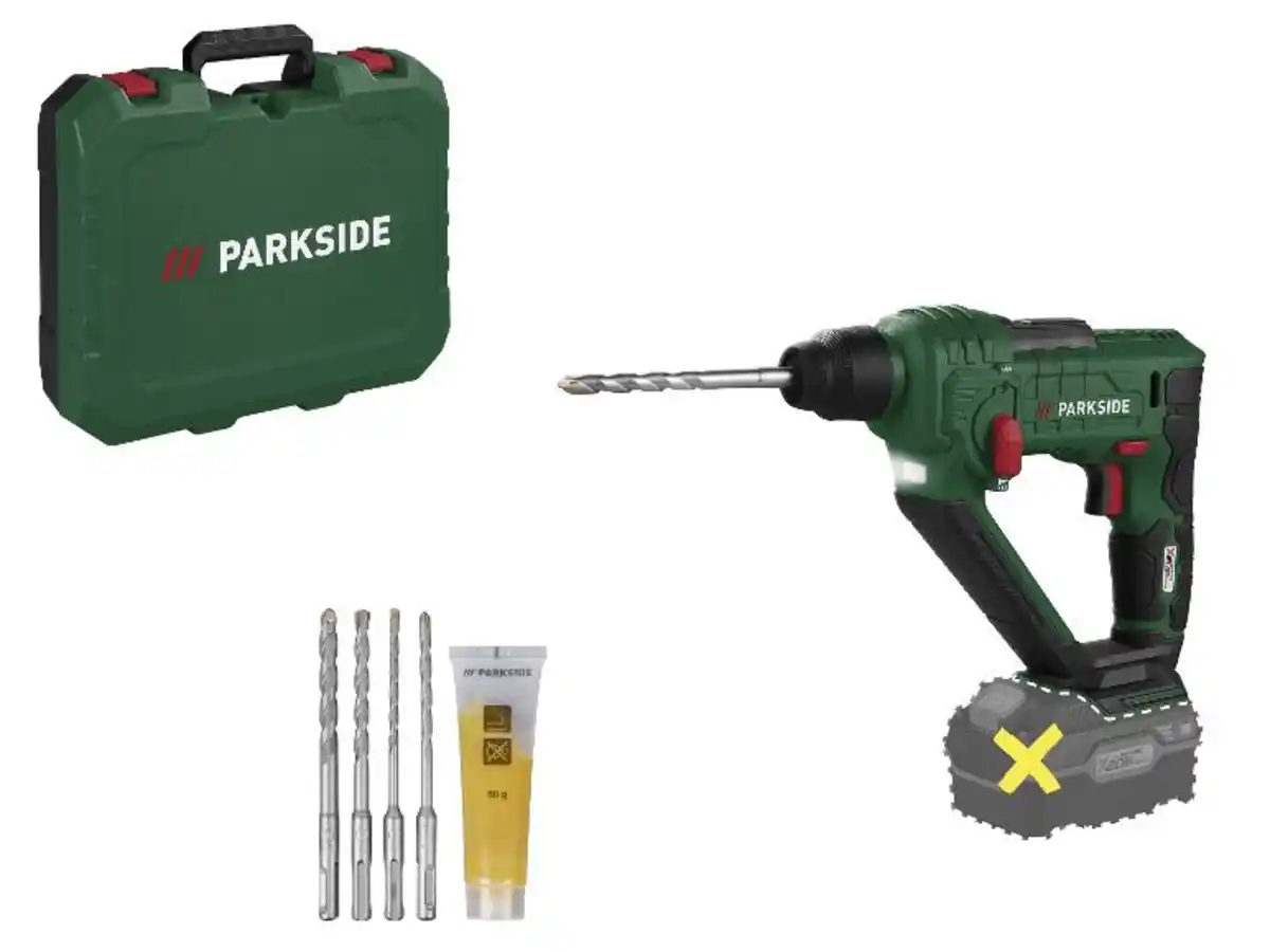 Bild 1 von PARKSIDE® 20 V Akku-Bohrhammer »PABH 20-Li D4«, ohne Akku und Ladegerät