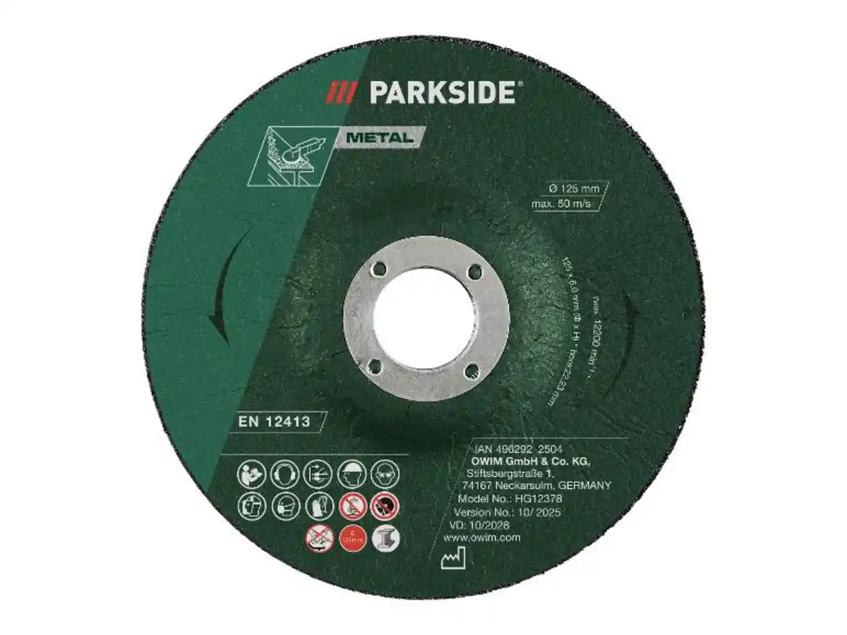 Bild 2 von PARKSIDE® Fächerscheiben-Set / Polierscheiben / Klettschleifteller mit Schleifpapier-Set / Schleifvlies-Set / Reinigungsscheibe /,  2 x
