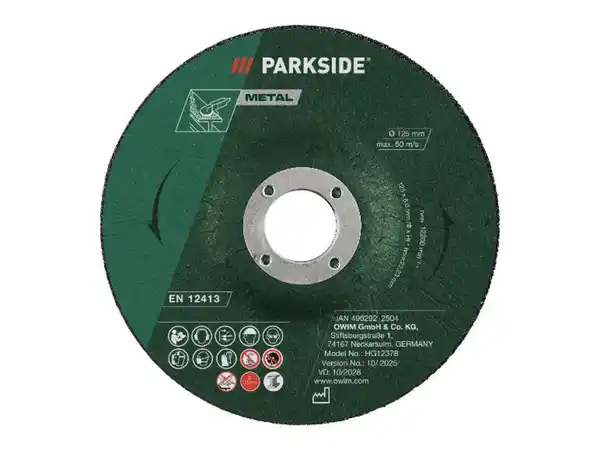 Bild 2 von PARKSIDE® Fächerscheiben-Set / Polierscheiben / Klettschleifteller mit Schleifpapier-Set / Schleifvlies-Set / Reinigungsscheibe /,  2 x