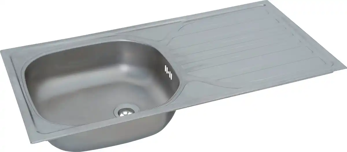 Bild 1 von respekta Einbauspüle Edelstahl 860 x 435 mm SPÜLE8x4SET 860 x 435 mm