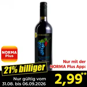 Italien/Camasella Negroamaro Primitivo Puglia IGT