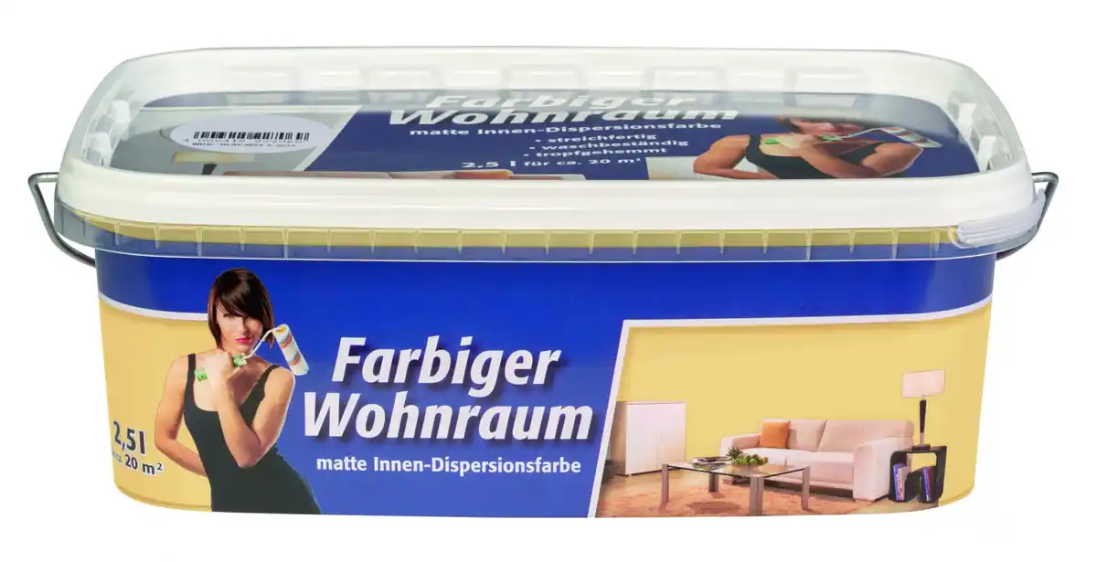 Bild 2 von Farbiger Wohnraum 2,5 Liter