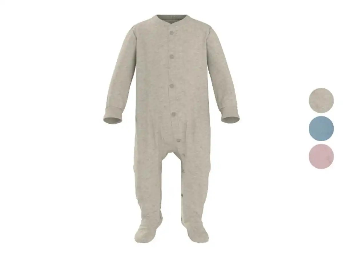 Bild 3 von LUPILU® Gerippter Baby Schlafoverall