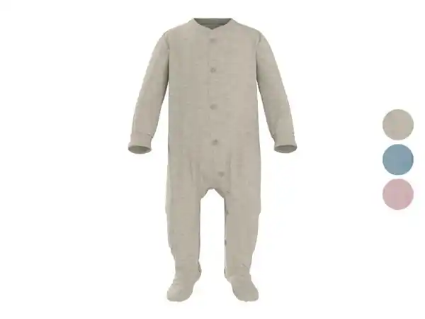 Bild 3 von LUPILU® Gerippter Baby Schlafoverall