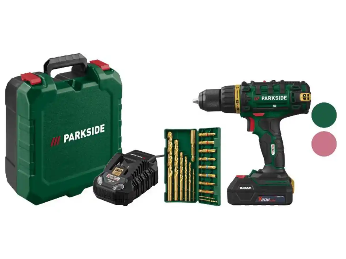 Bild 3 von PARKSIDE® 20 V Akku-Bohrschrauber Limited Edition »PABS 20-Li G8«, mit Akku und Ladegerät