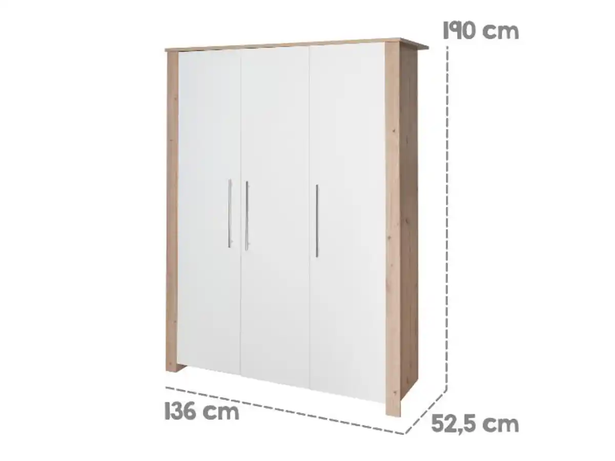 Bild 3 von ROBA Kleiderschrank »Malo«, 3-türig