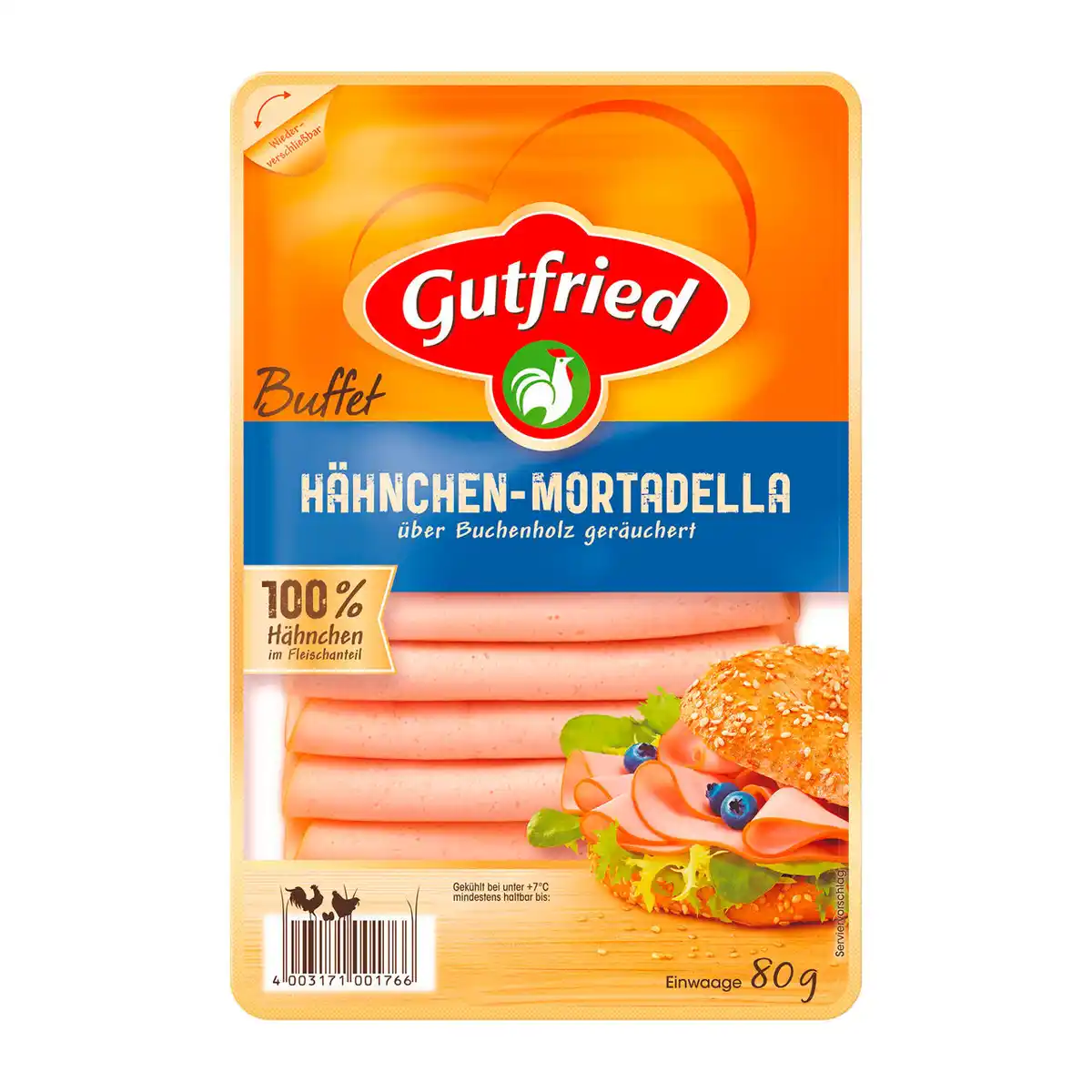 Bild 2 von GUTFRIED Hähnchen-Mortadella