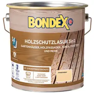 Bondex Holzschutzlasur 3in1 4 L farblos