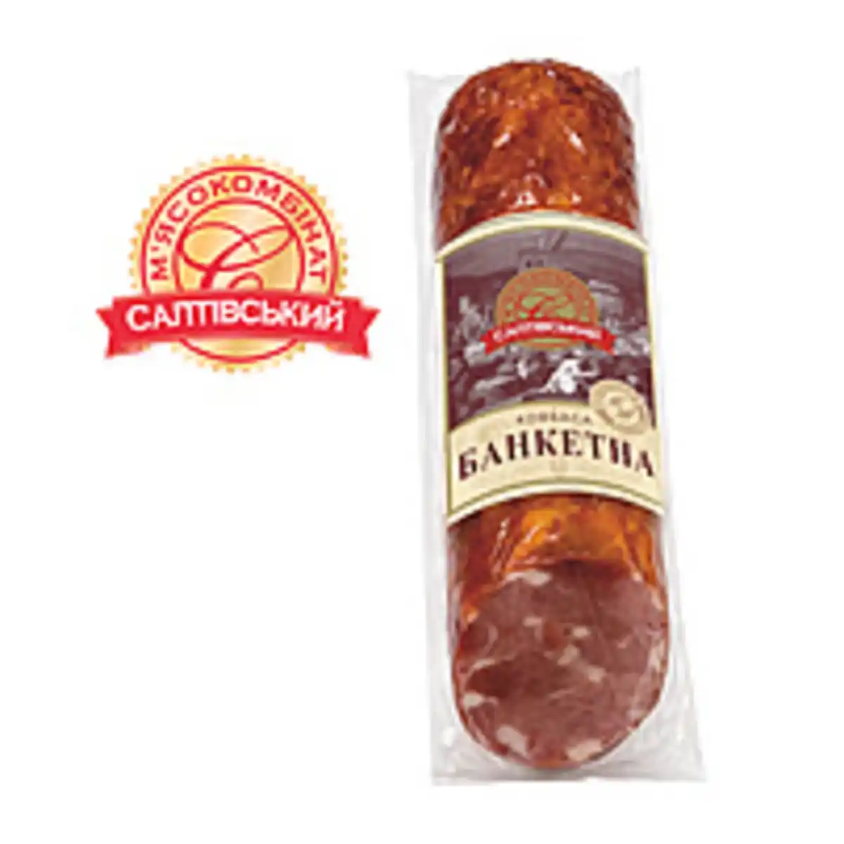 Bild 1 von Grobe Brühwurst "Banketna" ukrainischer Art, mit Salami- und...