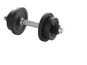CRIVIT Kurzhantel-Set, 10 kg, 9-teilig