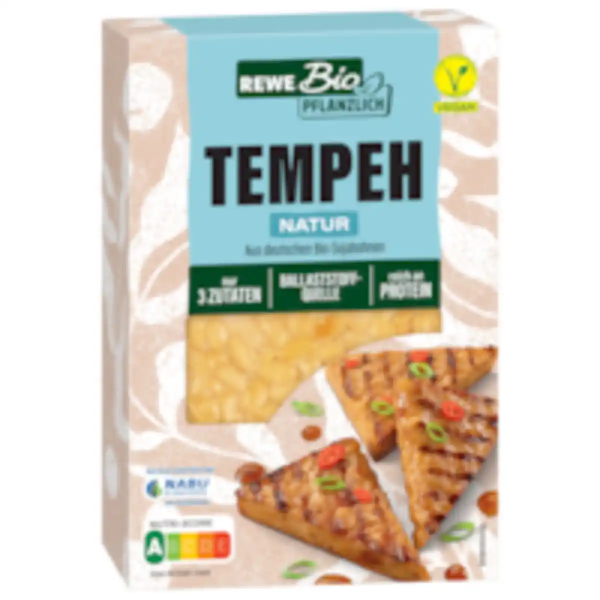 Bild 1 von REWE Bio pflanzlich Soja-Tempeh