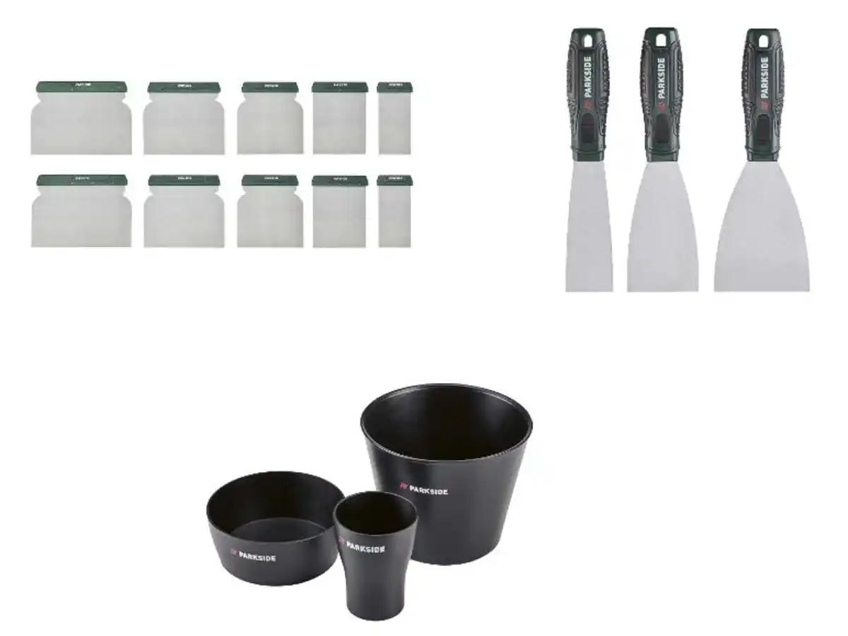 Bild 3 von PARKSIDE® Japanspachtel-Set / Spachtel-Set / Gipsbecher-Set