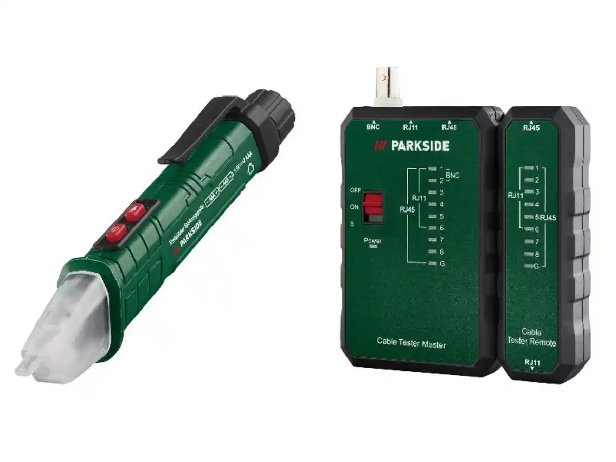 Bild 3 von PARKSIDE® Kontaktloser Spannungsprüfer »PKSS A2« / Netzwerkkabel-Tester »PNKT A1«