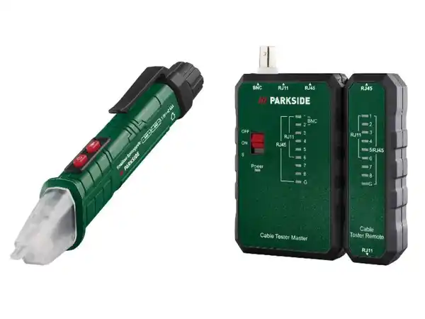 Bild 3 von PARKSIDE® Kontaktloser Spannungsprüfer »PKSS A2« / Netzwerkkabel-Tester »PNKT A1«