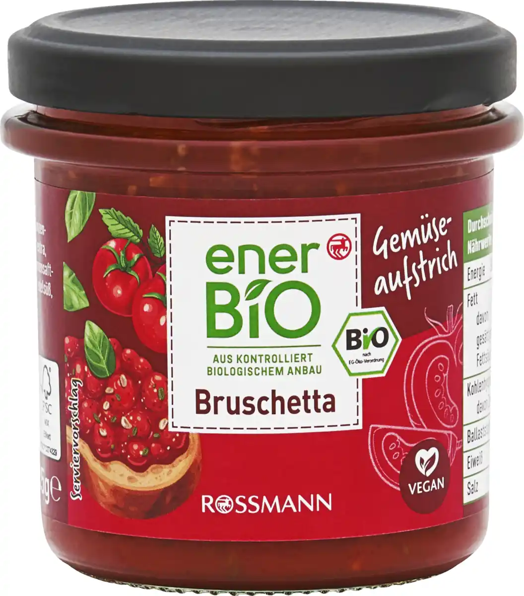 Bild 1 von enerBiO Bruschetta Aufstrich, 135 g