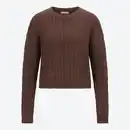 Bild 2 von Damen-Zopfstrickpullover mit Viskose