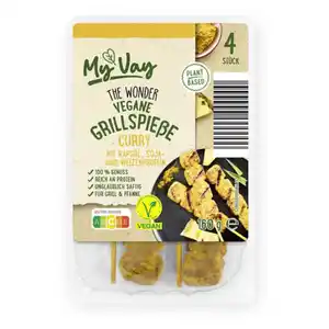 MY VAY Grillspieße Curry 160 g