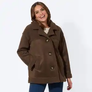 Damen-Jacke mit Teddyfell