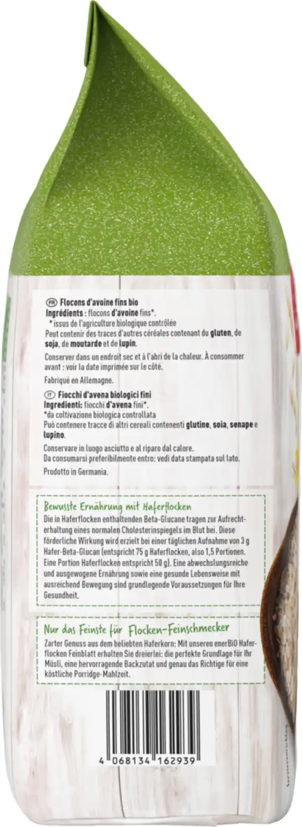 Bild 2 von enerBiO Haferflocken Feinblatt, 1.000 g