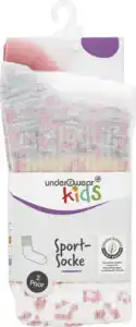 under2wear kids 2er Crewso. Design w/pink 31/34 OCS