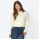 Bild 1 von Damen-Zopfstrickpullover mit Viskose