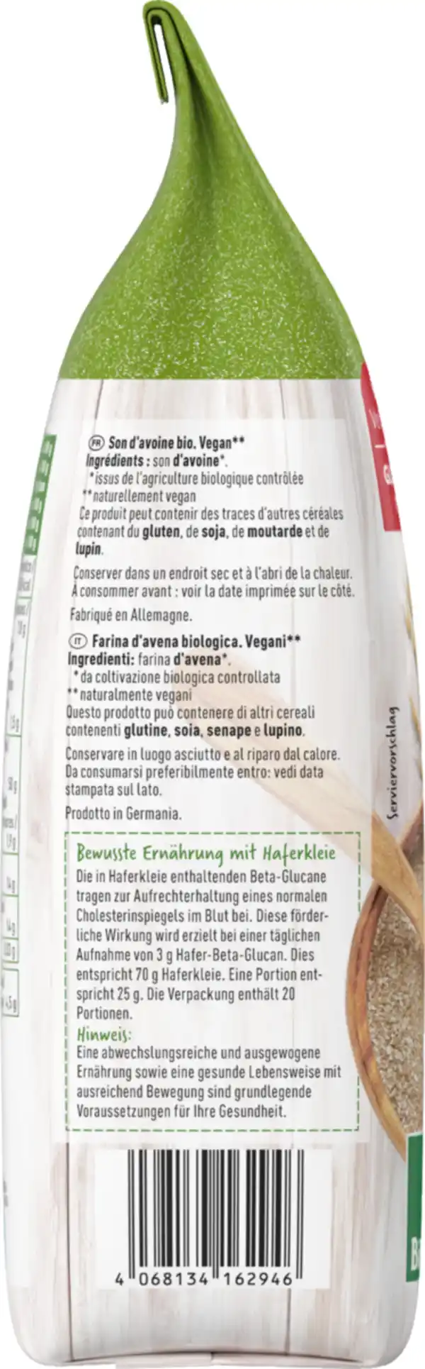 Bild 2 von enerBiO Haferkleie Bioland, 500 g
